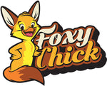 Foxy Chick (original) Unisex 3/4 Sleeve Raglan